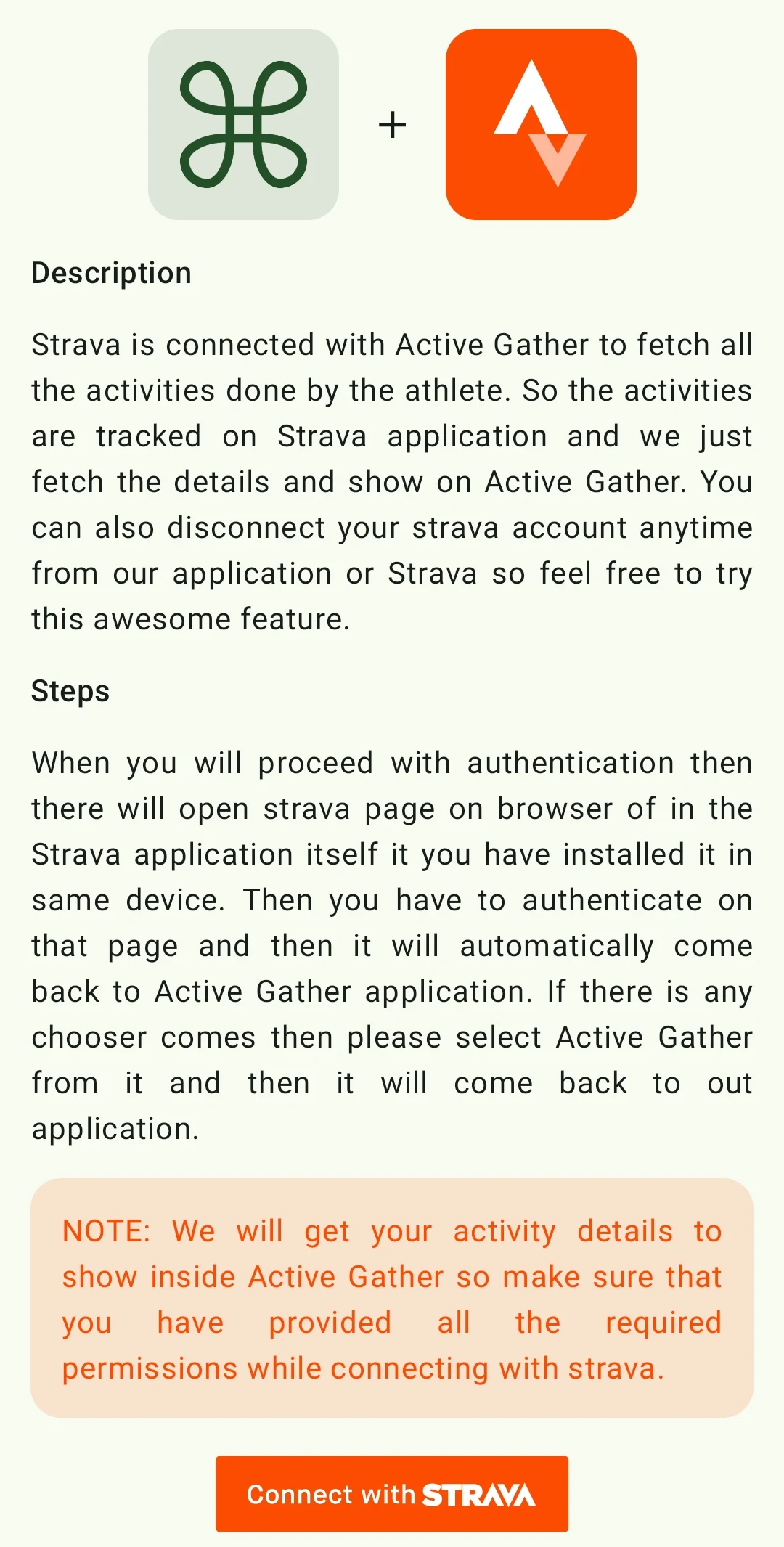 Active Gather screenshot